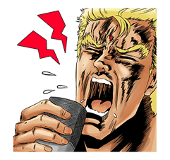 HOKUTO NO KEN -Strawberry flavor- sticker #2040388