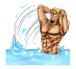HOKUTO NO KEN -Strawberry flavor- sticker #2040400