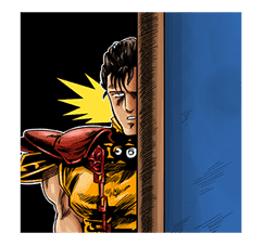 HOKUTO NO KEN -Strawberry flavor- sticker #2040407