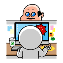 Chief Moon's Battle as an Office Worker sticker #2487421