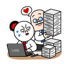 Chief Moon's Battle as an Office Worker sticker #2487424