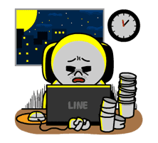 Chief Moon's Battle as an Office Worker sticker #2487427