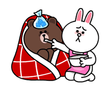 Brown & Cony's Snug Winter Date sticker #2923376