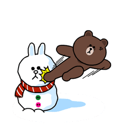 Brown & Cony's Snug Winter Date sticker #2923392