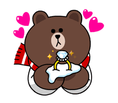 Brown & Cony's Snug Winter Date sticker #2923393