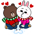 Brown & Cony's Snug Winter Date