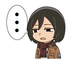 Attack on Titan Animated Stickers sticker #3190318