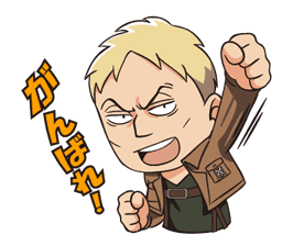 Attack on Titan Animated Stickers sticker #3190321