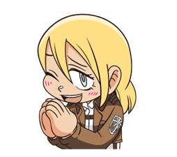 Attack on Titan Animated Stickers sticker #3190323