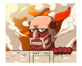 Attack on Titan Animated Stickers sticker #3190329
