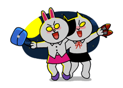 Cony and Jessica: Girls Night Out sticker #4824606