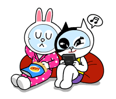Cony and Jessica: Girls Night Out sticker #4824615