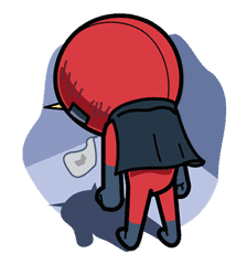 Super V Hero sticker #2742