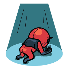 Super V Hero sticker #2745