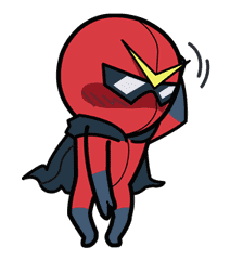 Super V Hero sticker #2748