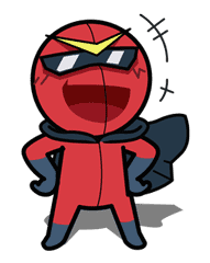 Super V Hero sticker #2754