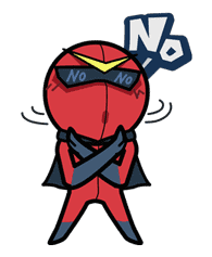 Super V Hero sticker #2757