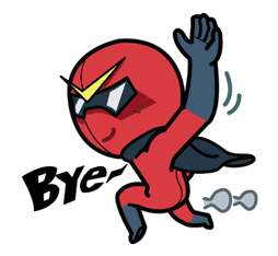 Super V Hero sticker #2760