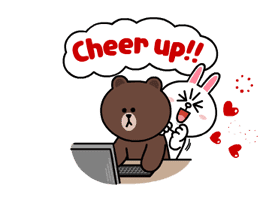 Brown & Cony's Lonely Hearts Date sticker #8683559