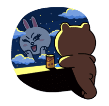 Brown & Cony's Lonely Hearts Date sticker #8683563