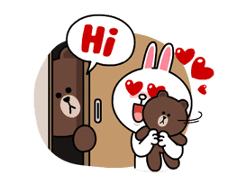 Brown & Cony's Lonely Hearts Date sticker #8683566