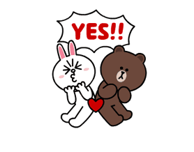 Brown & Cony's Lonely Hearts Date sticker #8683568