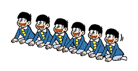 Osomatsu-kun sticker #4076