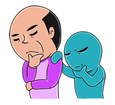 Mr. Baldy: Edition 2 sticker #3721