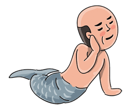 Mr. Baldy: Edition 2 sticker #3728