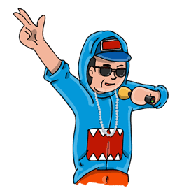 Mr. Baldy: Edition 2 sticker #3744