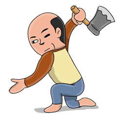 Mr. Baldy: Edition 2 sticker #3746