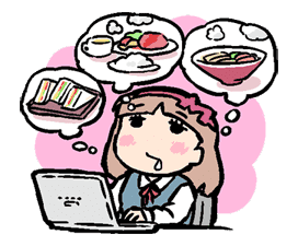 Munchy Girl Mogumi sticker #4482