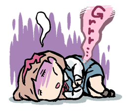 Munchy Girl Mogumi sticker #4484