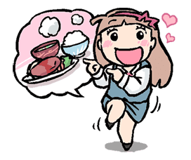 Munchy Girl Mogumi sticker #4485