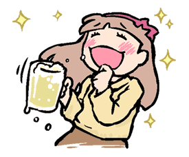 Munchy Girl Mogumi sticker #4490