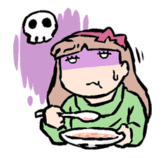 Munchy Girl Mogumi sticker #4500