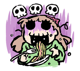 Munchy Girl Mogumi sticker #4502