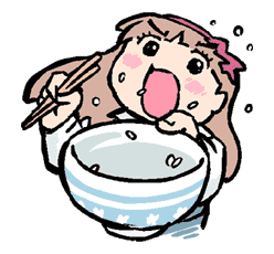 Munchy Girl Mogumi sticker #4508