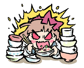 Munchy Girl Mogumi sticker #4509