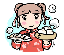 Munchy Girl Mogumi sticker #4512