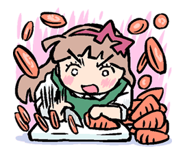 Munchy Girl Mogumi sticker #4515