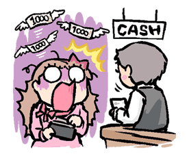 Munchy Girl Mogumi sticker #4518