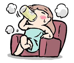 Munchy Girl Mogumi sticker #4519