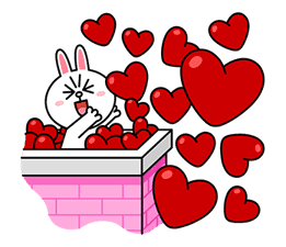 Brown Cony s Big Love Stickers by LINE Brown Cony s Big Love Stickers by LINE