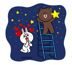 Brown & Cony's Big Love Stickers sticker #11470509