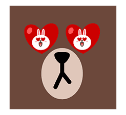 Brown & Cony's Big Love Stickers sticker #11470511