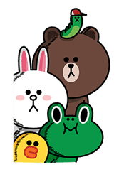LINE Characters: Screen Hogs sticker #12095844