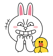 LINE Characters: Screen Hogs sticker #12095845