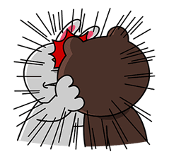 LINE Characters: Screen Hogs sticker #12095848