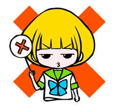 She has a crush on a liar sticker #11596